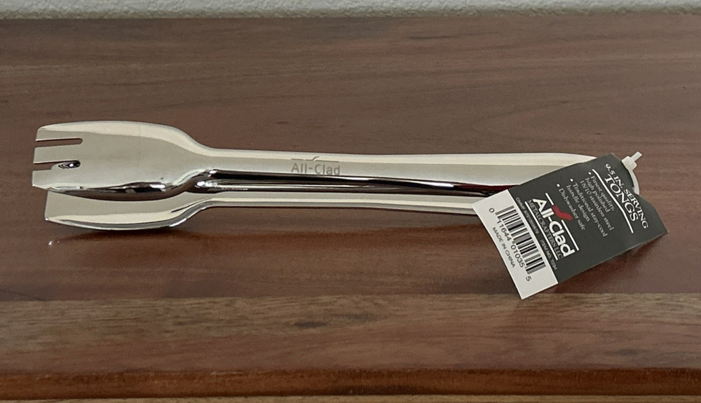 New ALL-CLAD Serving Tongs Stainless Steel Kitchen Tools Professional Quality