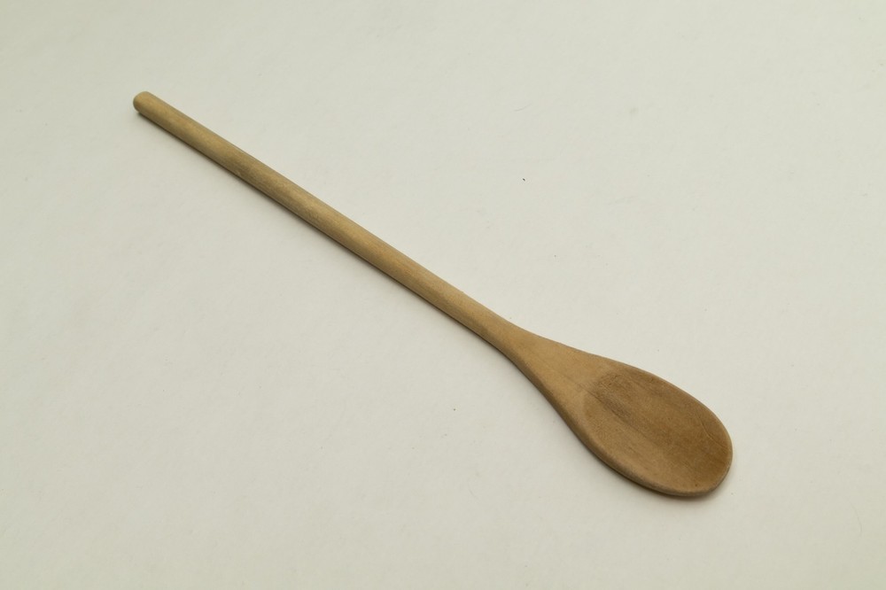 Vintage Unbranded 11.5” Wooden Cooking Spoon Rustic Kitchen Utensil