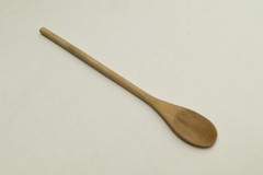 Vintage Unbranded 11.5” Wooden Cooking Spoon Rustic Kitchen Utensil