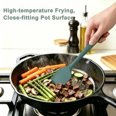 5 Pack Non Stick Silicone Spatula Set Heat Resistant for Baking Cooking Mixing