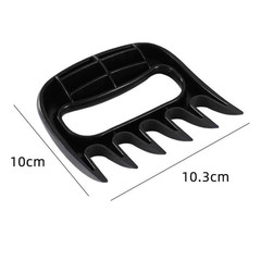 2/4pcs Bear Claw Meat Shredder Black Meat Processing Tools for Home Kitchen Chef