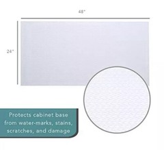 Con-Tact Brand Non-Adhesive Under Sink Mat, 24-Inches by 48-Inch, Clear
