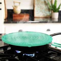 Splatter Screen for Frying Pan, Grease Splatter Guard, Heat-Resistant Splatter G