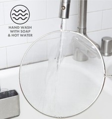 Splatter Screen for Frying Pan Stainless Steel Fine Mesh Grease Splatter Guard