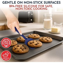 Silicone Spatula Set 4 Piece Heat Resistant Kitchen Baking Mixing Tools New