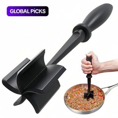 1PC Meat Chopper Hamburger Ground Beef Masher Heat Resistant Cooking Tool