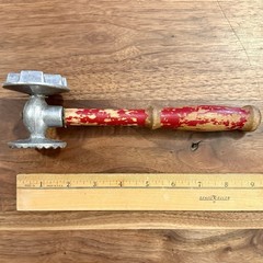 7pc VTG 50s Red Handle Kitchen Utensils Country Farmhouse Rustic Cooking Tools
