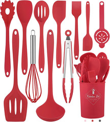 Kitchen Utensils Set-12 Pieces Silicone Cooking Utensils Set (Dishwasher Safe) 3