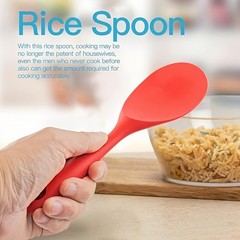 Non-Stick Heat-Resistant Silicone Rice Spoon Easy to Clean Rice Paddle Spoon USA