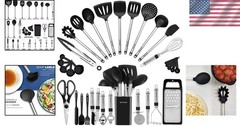 Kitchen Utensil Set Silicone Cooking Utensils Spatula Spoons Kitchen Gadgets
