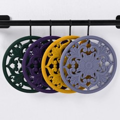 3Pcs Silicone Placemat Set Heat Resistant Bowl Cup Pot Mat Pads Table Decor Mat