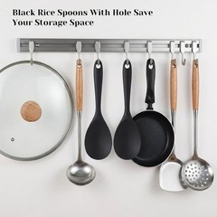 Non-Stick Heat-Resistant Silicone Rice Spoon Easy to Clean Rice Paddle Spoon USA