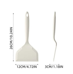 1pc Silicone Heat Resistant Spatula Non-Stick Frying Baking Kitchen Tool – NEW