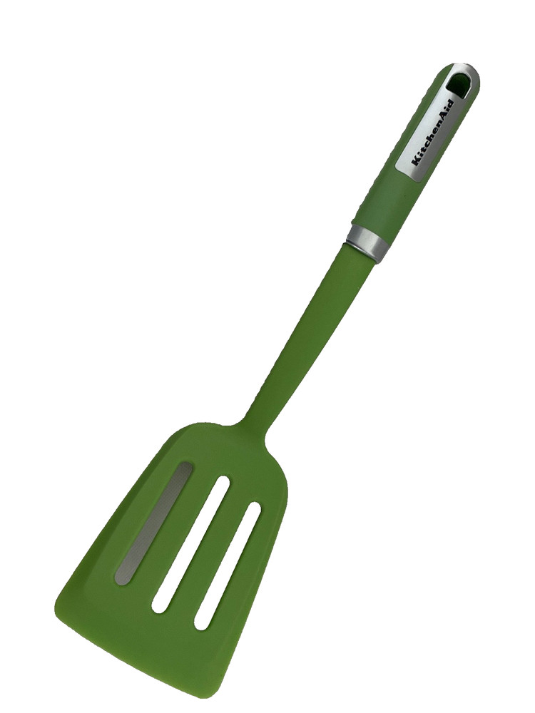 New KitchenAid Lime Green Slotted Lifter Turner Flipper