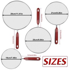 Splatter Screen for Frying Pan, Classic Splatter Screens, Splatter Guard Mesh…