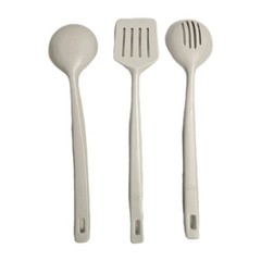Vintage White Melamine Kitchen Utensil Set JP-630 JP-634 JP-636 China Ware Retro