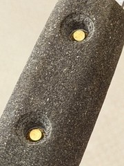 Vintage Unbranded Short Handle Slotted Spatula Turner Flipper Stainless USA 10½”