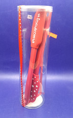 Farberware Soft Grips Heat Resistant Red Silicone Spatulas Gift Set of 2