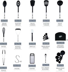 Kitchen Utensils Set 35 PCS Cooking Utensils Set, Nonstick and Heat Resistant…