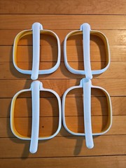 Williams Sonoma non-stick Egg Mold Shaper Frying Pan Griddle Pancakes Lot of 4