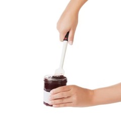 Silicone Heat-Resistant Scraper, Soft-Grip Handle, Dishwasher-Safe, 11.2″ Length