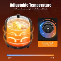 10L Commercial Electric Soup Kettle Warmer Restaurant Countertop Pot
