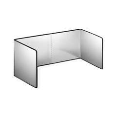 4 Sided Stainless Steel Oil Splatter Guard Grease Screen Foldable Stove Splash
