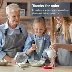 Dishwasher Safe Silicone Whisk, Sealed Waterproof Design Set of 3, Profession…