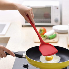 Pack of 2 Silicone Wok Spatula, Non-Stick, Heat Resistant, Easy to Clean and Dis