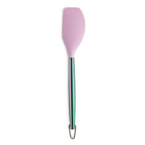Unbranded Silicone Spatula Kitchen Tool One Size Pink Iridescent Handle