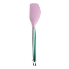 Unbranded Silicone Spatula Kitchen Tool One Size Pink Iridescent Handle