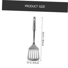 Stainless Steel Hollow Long Handle Heat Stainless Steel Spatula Turner Kitchen