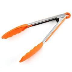 Food Tong Stainless Steel Kitchen Tongs Silicone Nylon Non-Slip Cooking Clip Cla