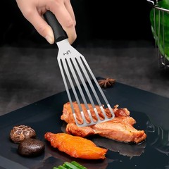 MIU Fish Spatula Stainless Steel, 6.5″ Blade, Plastic Handle