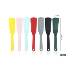 1pc Silicone Frying Shovel Non-Stick Pancake Egg Steak Spatula 7 Colors – NEW