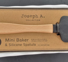 Joseph A. Collection – 2 pc. Mini Stone Baker & Silicon Spatula Gift Set NEW