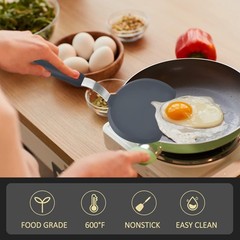 Juego de 3 espátulas de silicona para cocinar, resistentes al calor,hasta 600 °F