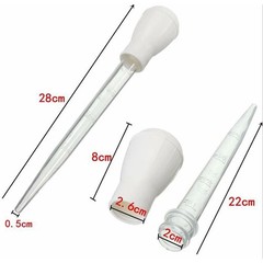 Meat & Poultry Baster Heat Resistant BPA Free Turkey Syringe Flavor 30ML