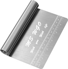 Pro Dough Pastry Scraper/Cutter/Chopper Stainless Steel Mirror Polished with …