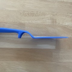 SPAM Brand Blue Plastic Slotted Turner Spatula Kitchen Utensil Promo Advertising