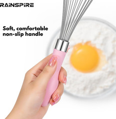 Wire Whisk Stainless Steel, Balloon Whisks for Cooking, Wisk Wisking Tool with S