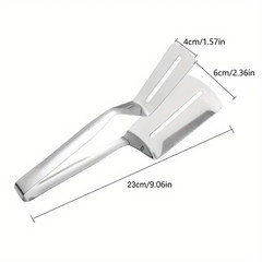 Stainless Steel Steak Clamp Food Tongs BBQ Bread Meat Kitchen Cooking Tool USA