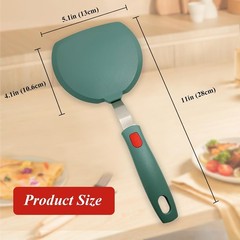 Cookware Pan, Heat Resistant 600°F, Thin Flexible Cooking Spatula for Kitchen