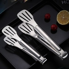 2 Pack Kitchen Tongs Stainless Steel Locking Food Tongs Kitchen Clamps 7 & 12in
