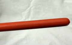 Vintage Dr Oetker 11.5” Round Stirring Spoon Red/Orange Melamine 522 MCM