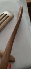 Natural Acacia Wooden Spurtles Set Of 4, Heat Resistant, Made In China, New.