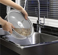 Nicunom 4-Piece Splatter Screen Set Stainless Steel Grease Guard for Frying Pan