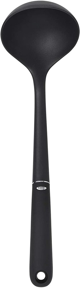 OXO Good Grips Black Nylon Soup Ladle With Soft Comfortable Grip Dishwasher Safe