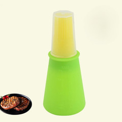 Silicone Oil Bottle Brush BBQ Soft Basting Brush Dispenser Kitchen Cooking Tool