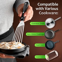 Elegant 11-Inch MIU Flexible Fish Spatula – Corrosion Resistant Kitchen Tool
